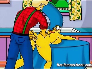 Marge Simpson full-grown sexwife